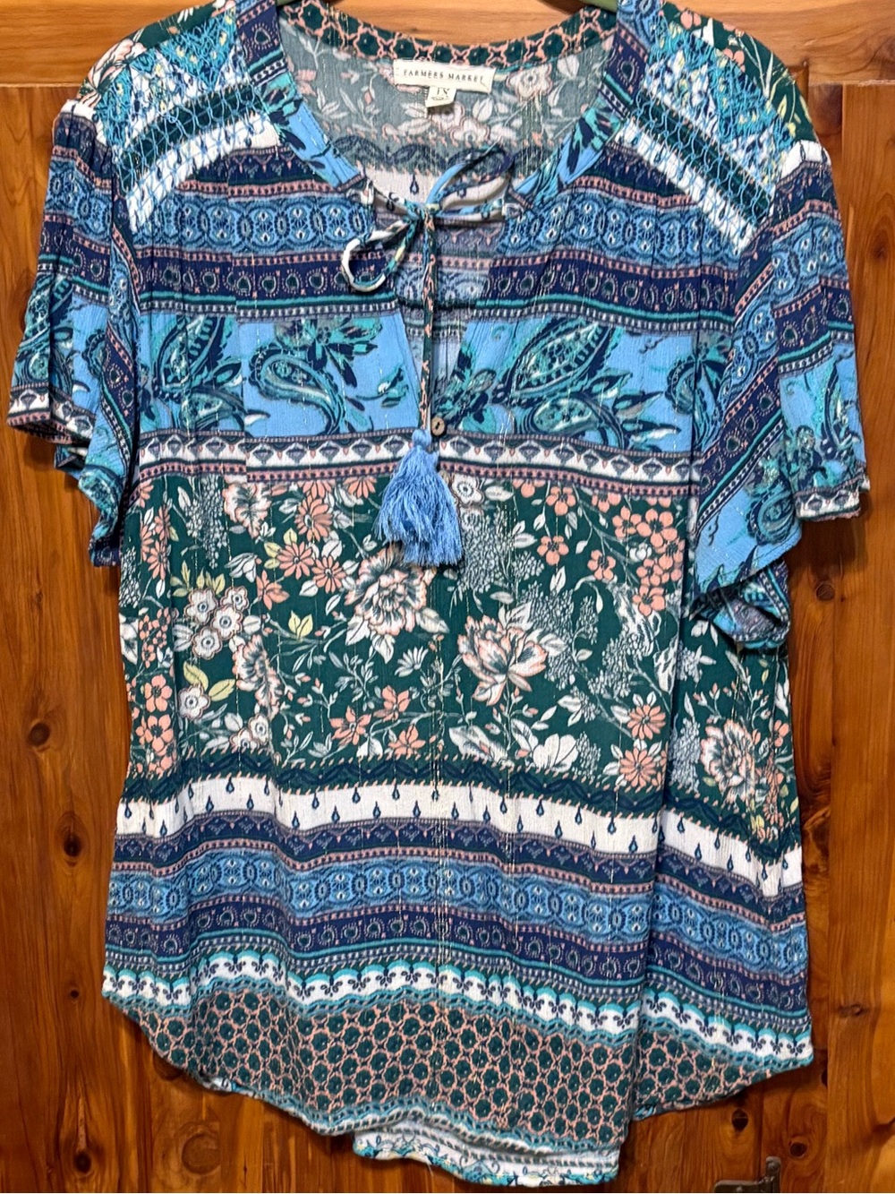 Farmers Market Boho Style Top